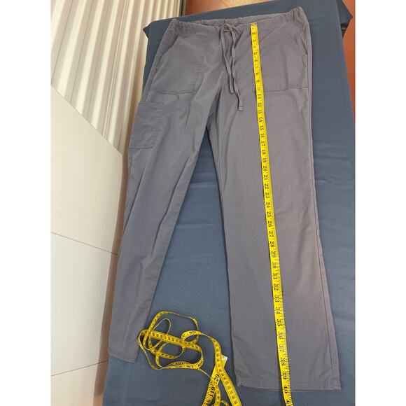 ScrubStar Uniform Drawstring Scrub Pant Color Grey Size S 30" inseam Pre-owned - Picture 6 of 9
